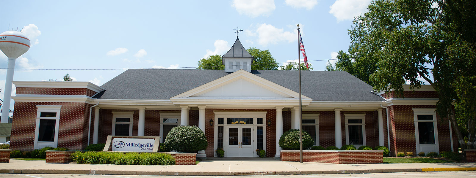 Front of Bank